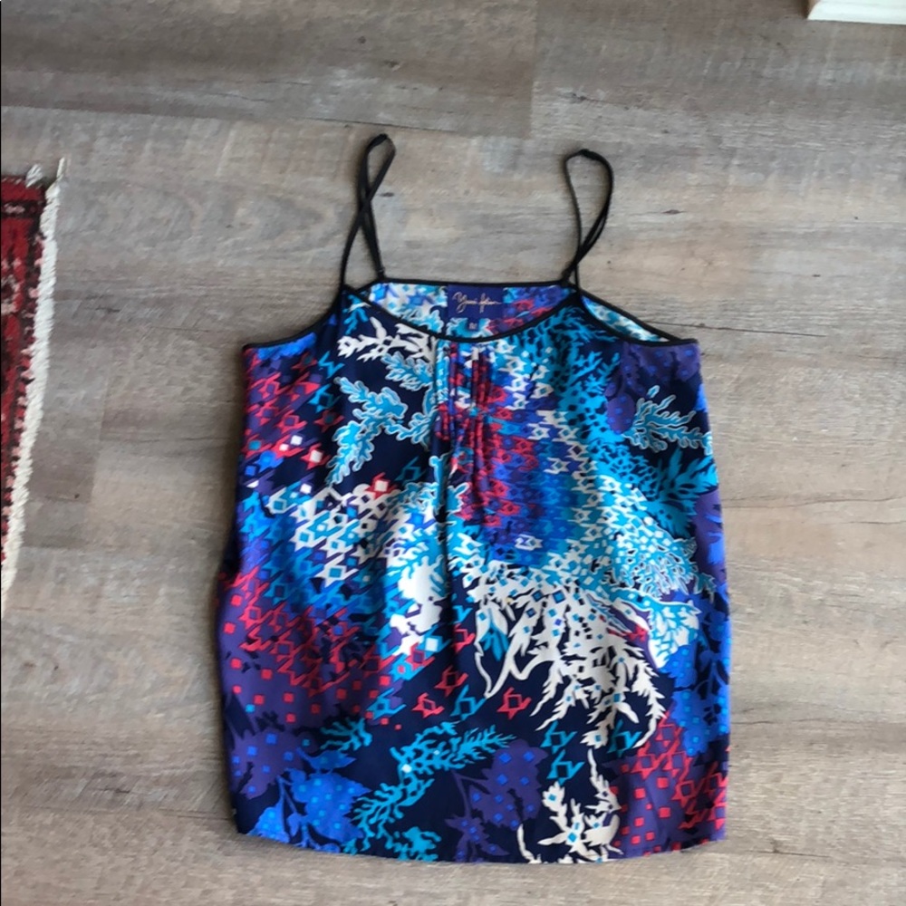 Yumi Kim silk tank with adjustable straps